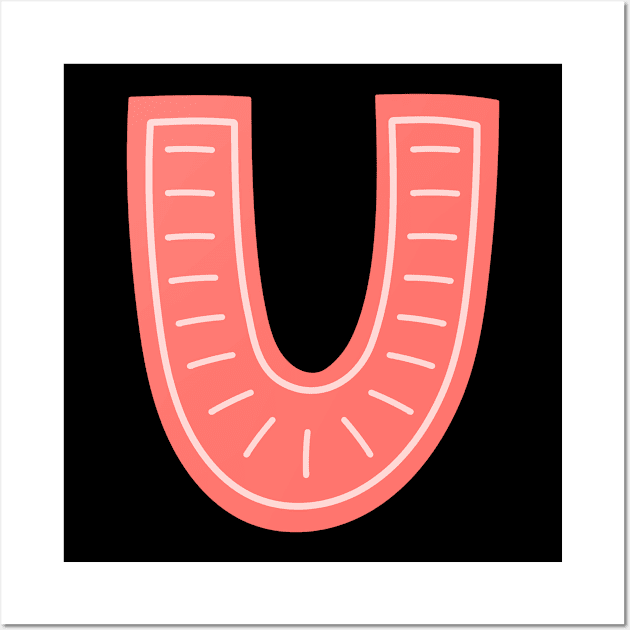 Letter  U - Forest Alphabet Wall Art by giftideas